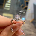 Stylish Ring Womens Fashion Engagement Confession  Ring Jewelry  Dainty  Moissanite Diamond Ring