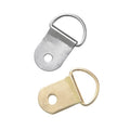 TS K025 Iron Picture Frame Hardware D Ring Hanger Nickel Plated Silver/Golden 20x33mm Photo Frame Hangers