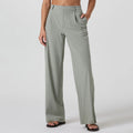 Women's Comfort Lightweight Long Sleeve Pants High Rise 4 Way Stretch Woven Pants