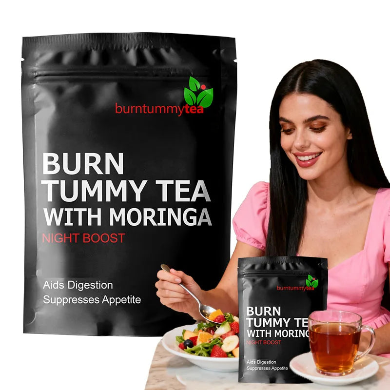 Fast Strong Effective Flat Belly Burn Tummy Tea with Moringa Green Detox Tea Slim Pills Nigeria Weight Loss Products Supplements