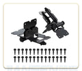 Hot Selling Heavy Duty Decorative Door Gate Hardware Fence Gate Latch Hinges Adjustable Black SS304 Fence Hinge(2-pack)