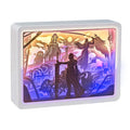 Drop Shipping Finally Fantasy Character Anime  Paper Cut Light Box LED Lamps Home Decor Luxury 3D Night Light Gift Items for Men