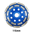 High Quality 4.5\" Double Layer Diamond Cup Grinding Wheel Custom Standard Power for Concrete Stone Granit Deburring Application