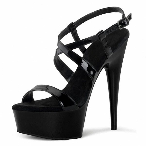 Models New Gladiator Pole Dance Nightclub 15cm Fashion Platform Dance Shoes Elegant Women's High Heels Show Full Dress Sandals
