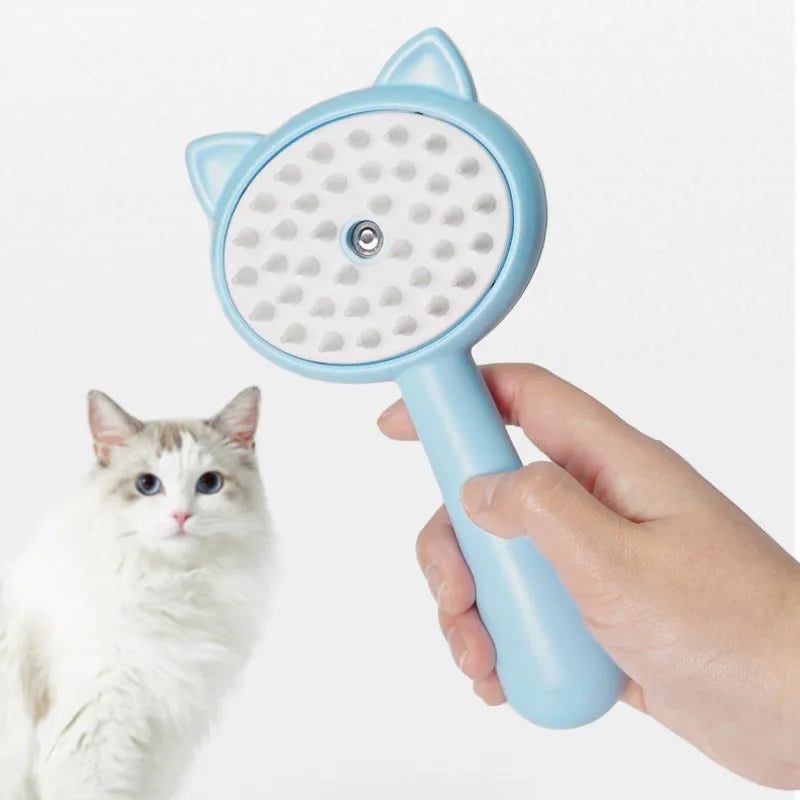 Pet Cat Steam Brush Massage Comb Pet Grooming Product Spray Hair Removal Brush Pet Dog Cat Steam Brushes