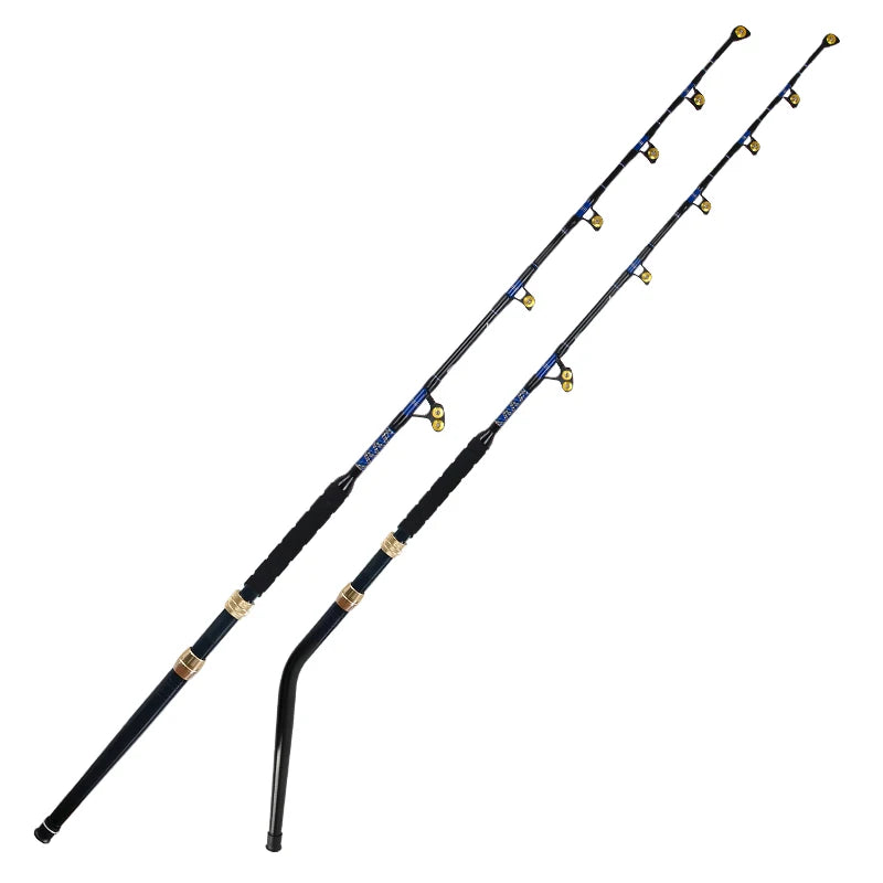 Hot Sales 80/130lbs Deep Sea Big Game Tuna Shark Fishing Trolling Rod for Boat Fishing