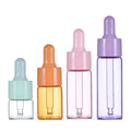 Wholesale 5ml-20ml Macaron Color Glass Tube Dropper Bottle Empty Essential Oil Bottle Mini Portable Cosmetic Container