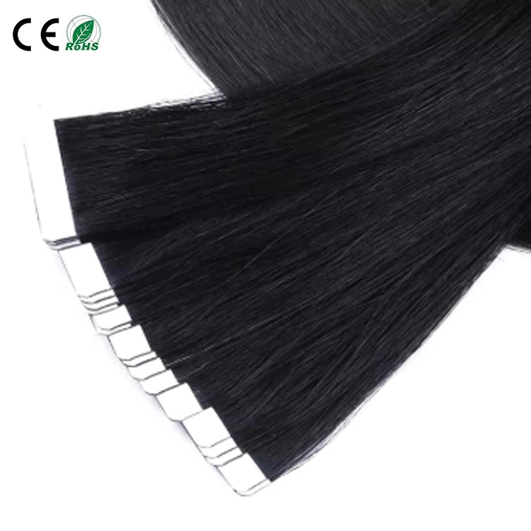 Wholesale Virgin Remy Human Hair Tape-In Extensions 100% Russian Hair Tangle-Free High Quality Double Drawn