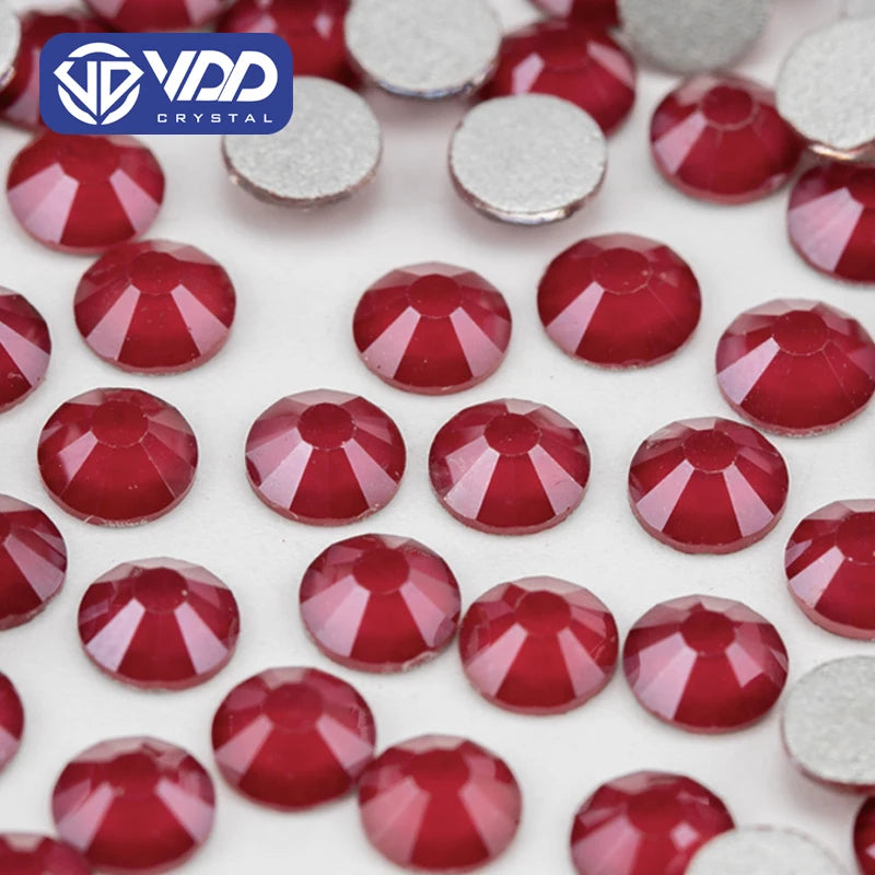 VDD SS6-SS30 144 MRD-Ruby Glass Rhinestones Crystal Flatback Glitter Gem Strass 3D Stones Diamond Nail Art DIY Crafts Decoration