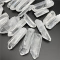 Natural Polished Clear Quartz Tumbled Gravel Crystal Point White Crystal Terminated Point