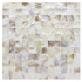 Peel and Stick Mosaic Shell Backsplash Tile for Bedroom and Bathroom Kitchen Wall Decor Mother of Pearl
