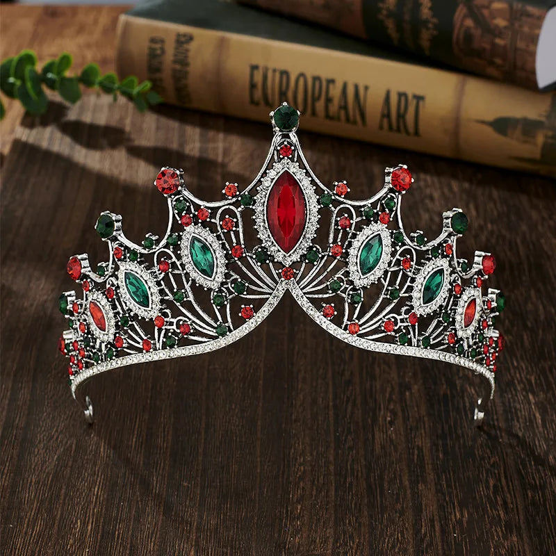 Wedding Engagement Prom Alloy Rhinestone Crowns Wreaths Tiaras Para Noivas
