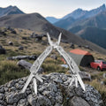 11in1 Stainless Steel Blade Camping Multi Tools Folding Outdoor Rescue Multi Tool Pliers with Nylon Bag