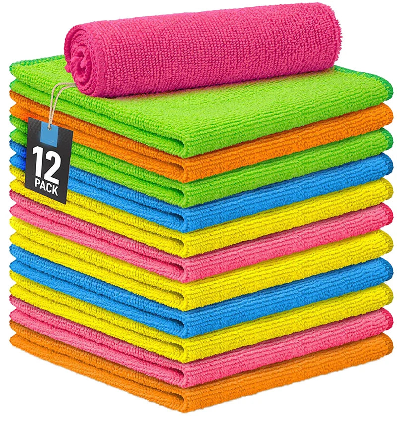 80% Polyester 20% Polyamide Warp Knitting Microfiber Car Cleaning Towel Quick-Dry 300gsm Weight