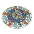 Nicegood Round Suede Rubber Meditation Yoga Mat