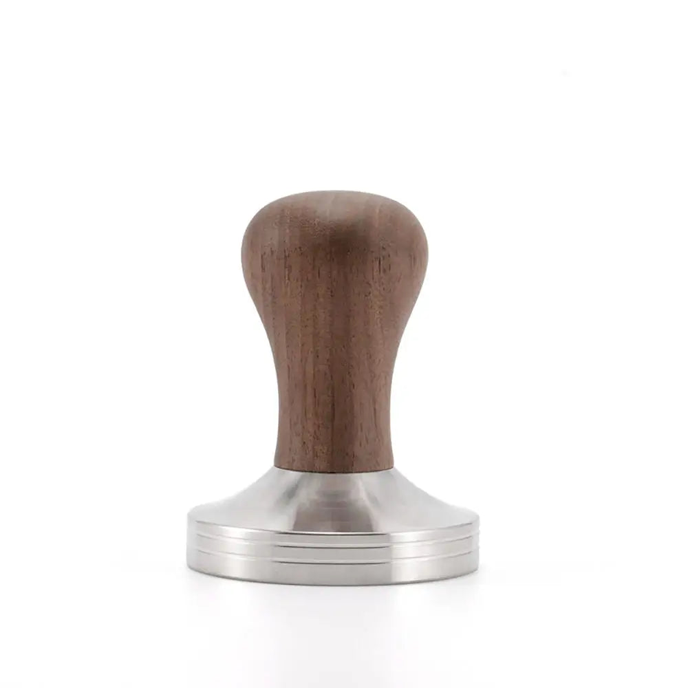 Hot Sale Wooden Handle Cafe Tamper Stainless Steel Coffee Tamper Coffee Powder Hammer