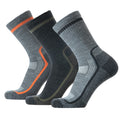 Unisex Adults Merino Wool Thick Cushion Crew Socks Moisture Wicking Outdoor Hiking Digital Printing Autumn