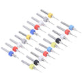 DZ 20pc Straight Shank Twist Drill Bits Mini Fixed Shank Pressure Plate Stone Jewellery Carbide Micro Drill Bits Metric Cemented