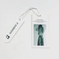 2025 China Factory Fashion Custom Design Simple 400g / 700g Coated Paper Hang Tag Recycled Clothing Hang Tag for Clothing