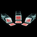 Professional Casino Dealing Shoe Holds 2 Decks of Playing Cards Transparent Dealing Shoe for Blackjack