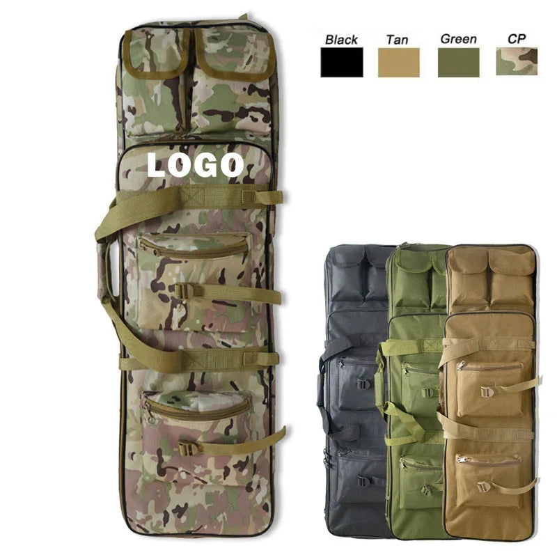 Outdoor Camouflage 1.2m Tactical Bag CS Field Bag Shoulder Fishing Bag Waterproof Shoulder Backpack