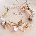 Adjustable Women's Bridal Flower Garland Headband Elegant Crown Hair Accessories