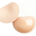 Custom Heart-Shaped Silicone Bra Pad Breathable Invisible Adhesive Insert Pads Sticky Foam Intimates Accessories
