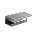 Wall Mounted Gun Grey Toilet Paper Holder Bathroom Paper Holder Toilet Roll Holder Stainless Steel