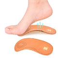 Orthotic 3/4 Leather Insoles Cow Leather Arch Support Insole Correction Shoe for Insoles Orthopedic Insole for Shoe