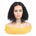 Brazilian Natural Human Hair Kinky Curly Short Bob Wigs Human Hair Lace Front Wigs Glueless Hd Lace Frontal Wigs for Black Women