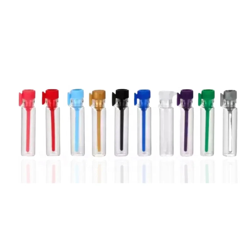 1ml 2ml 3ml  Mini Sample Round  Glass Travel Tester Vials Small Perfume Bottles