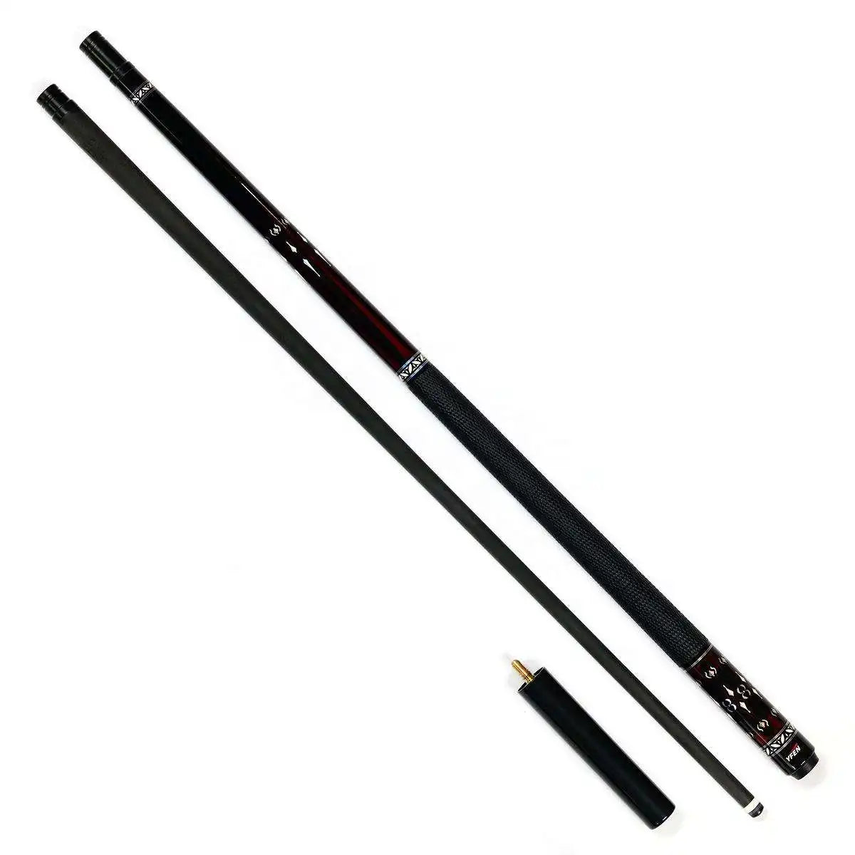 Premium Handmade Yfen M2S Carbon Fiber Shaft Maple Butt  12.5mm 1/2 Billiard Pool Cue With Extension