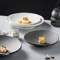 Kaiwoo HoReCa ODM Luxury Eco-Friendly Porcelain Deep Plate Round Ceramic Dinner Plate for Hotel Restaurant White Ceramic Plate