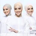 2025 New Popular High Quality Adjustable Four-Way Stretch Breathable Spring Muslim Hijab Inner Cap Under Scarf