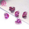 Wholesale 1 Ct 2 Ct 3 Carats Loose pink Diamond Heart Moissanite Diamond Stone with GRA Cert