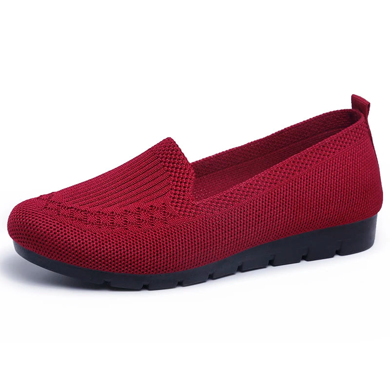 Latest Design Casual Ladies Pump Flat Shoes Round Shoes Flats Women Low Heel Comfortable Flat Shoes