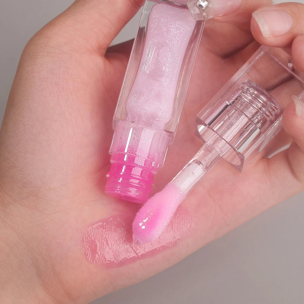 Wholesale Private Label Lip Care Plumping Lip Gloss Oil Color Change Hydrating Mineral Natural Vegan Cruelty Free Liquid