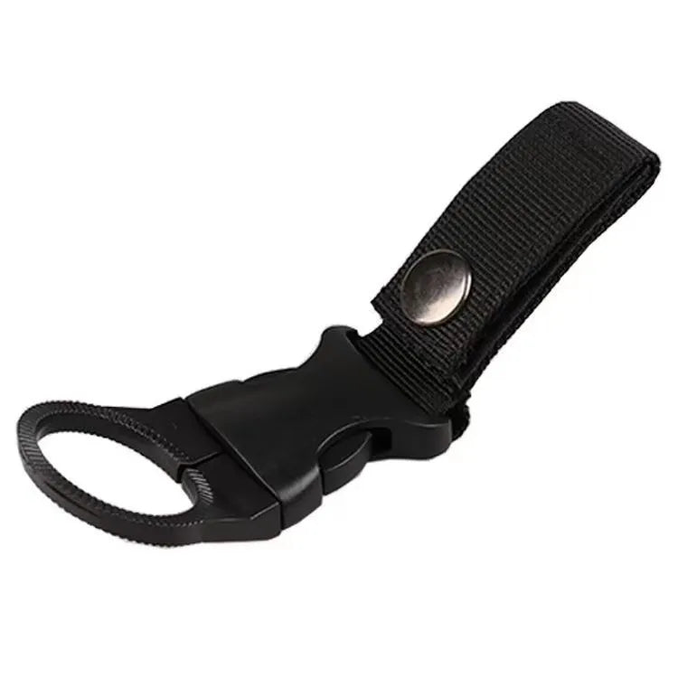 Outdoor Portable Stainless Steel Backpack Hanger Webbing Water Bottle Holder Keychain Hiking Camping-Key Features