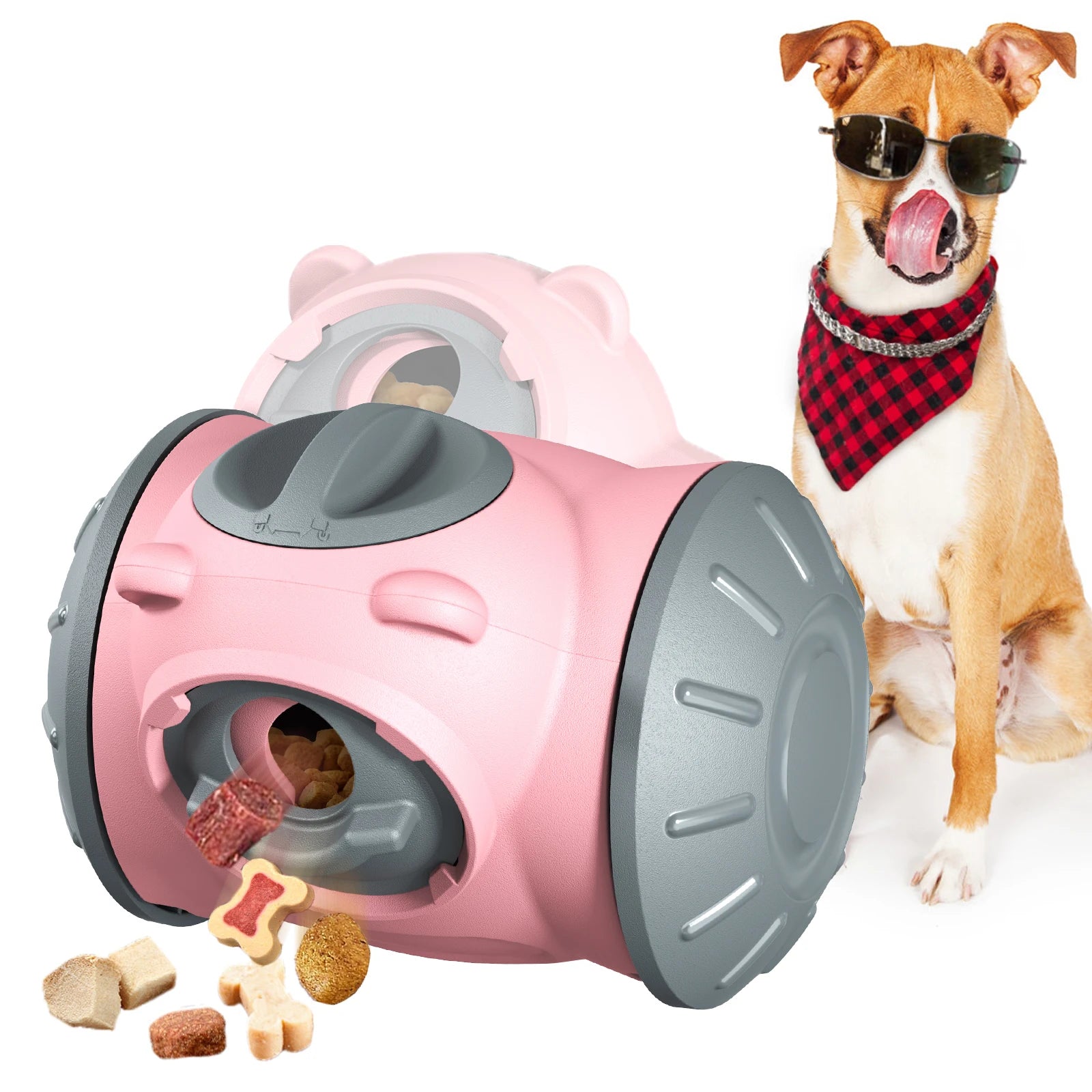 Modern Luxury Pet Interactive Movement Toy New Arrival Dog Food Dispensing Christmas Toy Safe for Cats Dogs Fashion PC Material