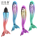 Cute Colorful UV Plated Plastic Goldfish Ballpoint Pen Novelty Gift for Kids with Animal Logo Custom Logo Option Promotional Use