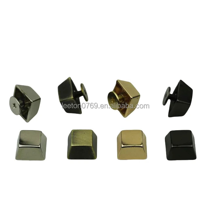 Stock Supply Leather Bag Hardware Accessories Rectangle Bag Feet Studs