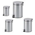 3L Stainless Steel Foot Pedal Trash Can with Eco-Friendly Design for Kitchen Waste Management Odorless & Rustproof