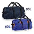 60L 80L Sports Waterproof Duffel Bag Motorcycle Rolltop Travel Duffle Dry Backpack for Kayaking Camping Gym Beach Boating