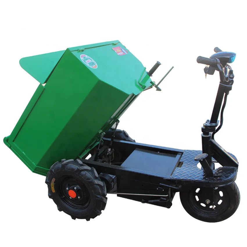 HuanSheng Italy Wheel Barrow Electric Wheel Barrow Motor Battery Carry Lift