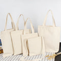 Custom Pattern logo Blank Canvas Tote Bag Eco-friendly Reusable Shopping Bag