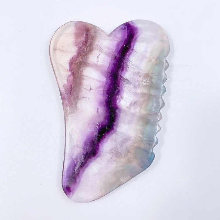 Hongzhuo Fluorite Skin Face Beauty Equipment Scraping Handmade Guasha Tool