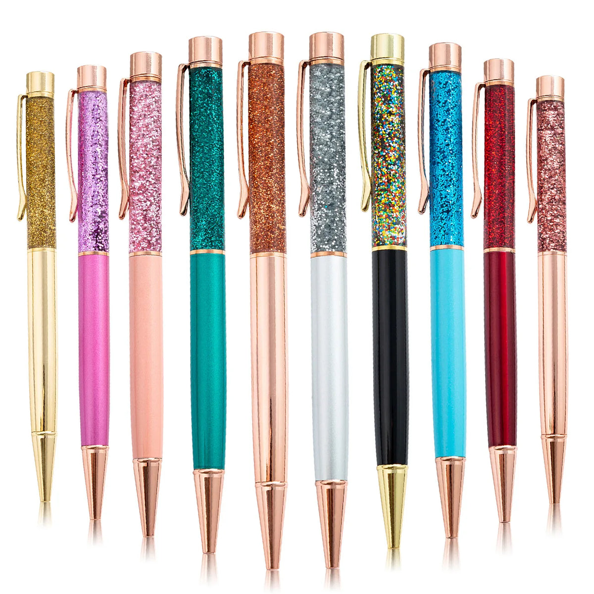 Wholesale 1.0mm Big Crystal Diamond Queen's Scepter Diamond Ballpoint Pen Metal Crown Ball Point Pen