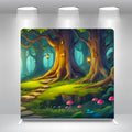 Beautiful Magical Forest 8x8ft 10x8ft 10x10ft 20x8ft Straight Pillow Case Photo Booth Backdrop Cover