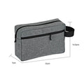 Simple Large Capacity Fashion Digital Storage Zipper Water Resistant Dustproof Portable Men's for Makeup Bag