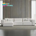 Antnovel Italian Minimalist Modular Compression Velvet Sofa Convertible for Living Room Villa Use Mario Extendable School